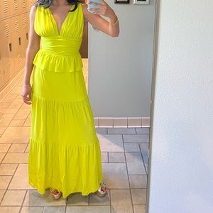 Cynthia Rowley Lime Green Gown